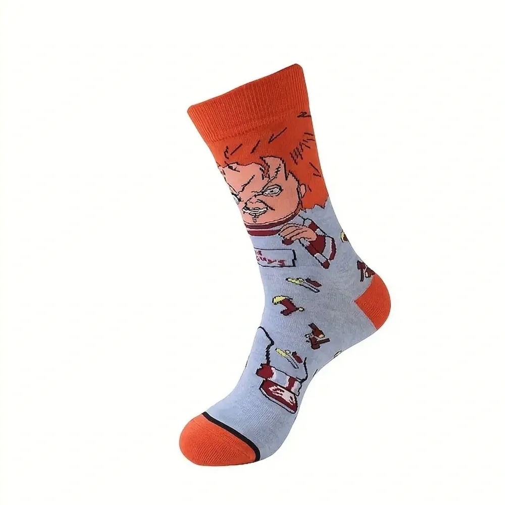 NEW Halloween 🎃 👻 Chucky Men Crew Sock
